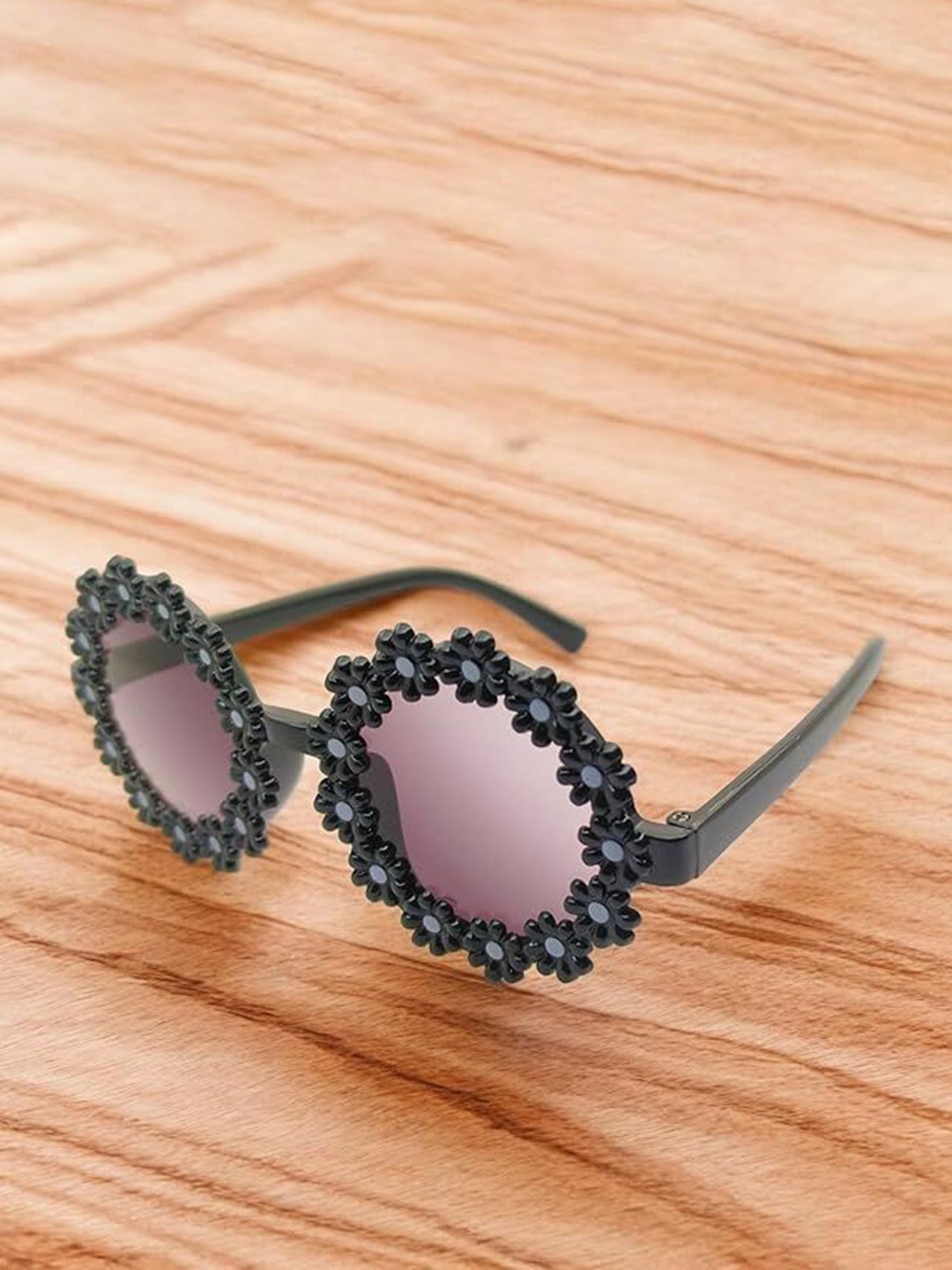 

SHOP FRENZY Unisex Kids Round Sunglasses with UV Protected Lens, Purple