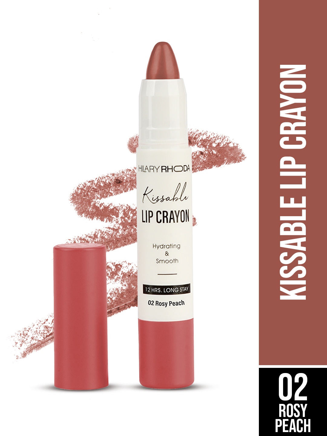 

Hilary Rhoda 12-Hour Stay Kissable Lip Crayon 3.5 g - Rosy Peach 02