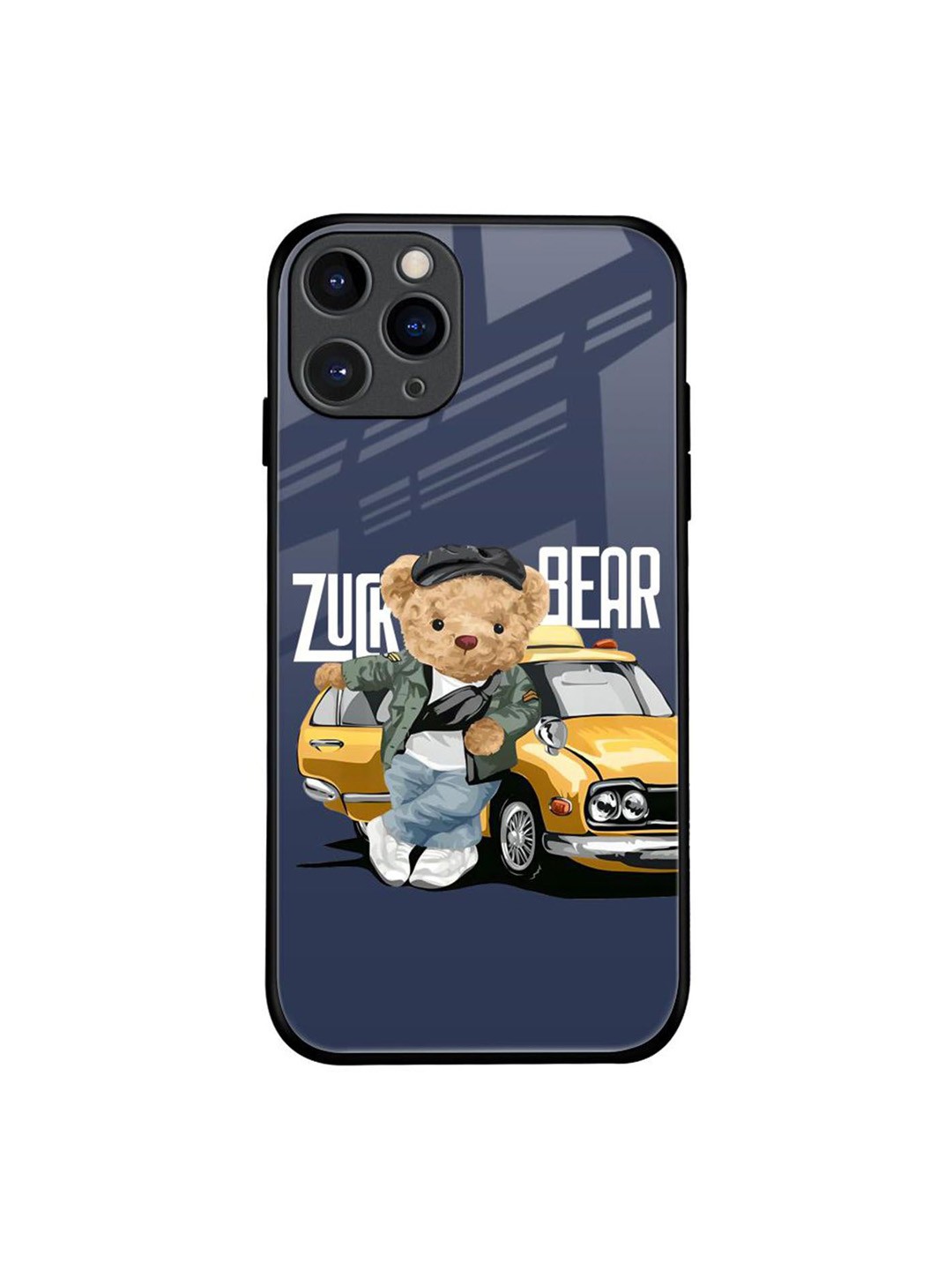 

QRIOH Typography Printed iPhone 11 Pro Back Case Mobile Accessories, Blue