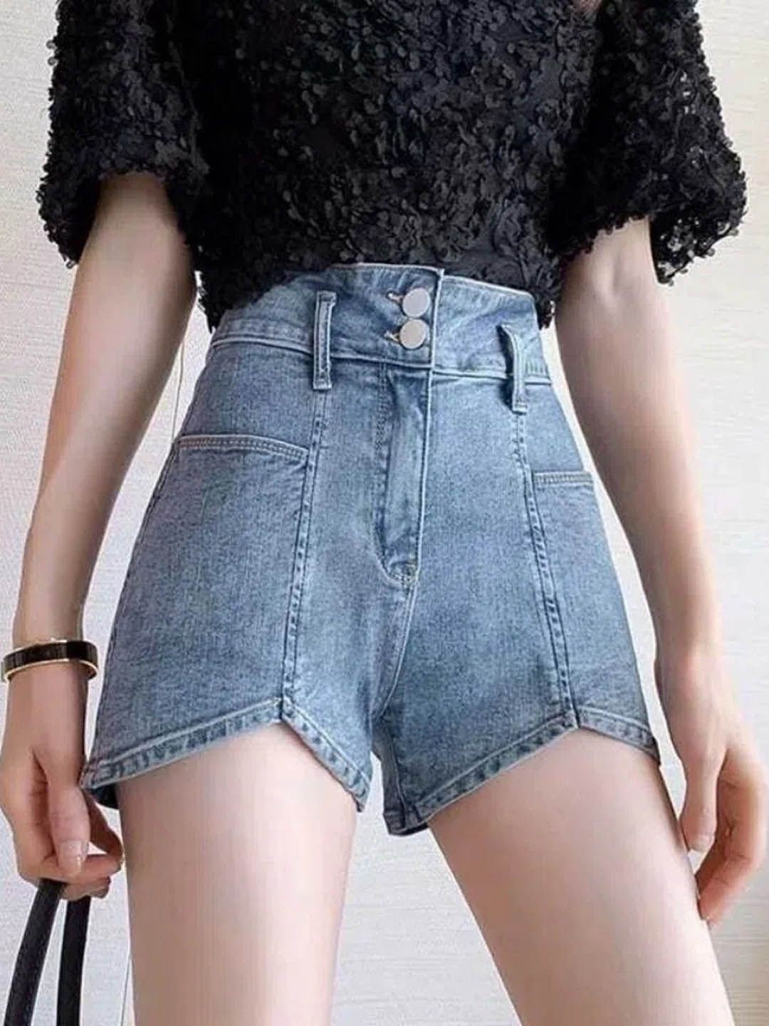 

StyleCast Women Denim Shorts, Blue