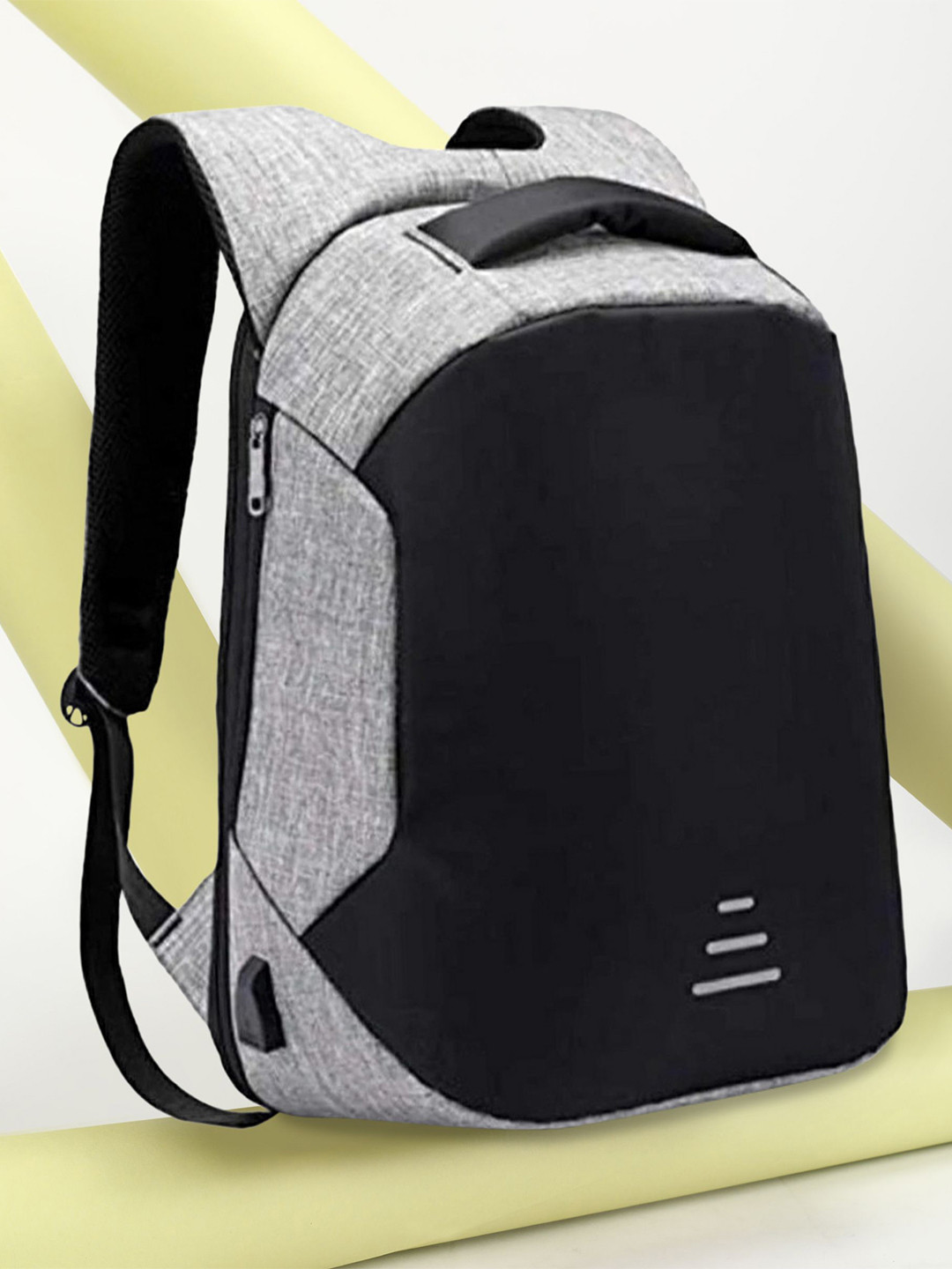 

PLAYYBAGS Unisex Anti-Theft Laptop Backpack, Black