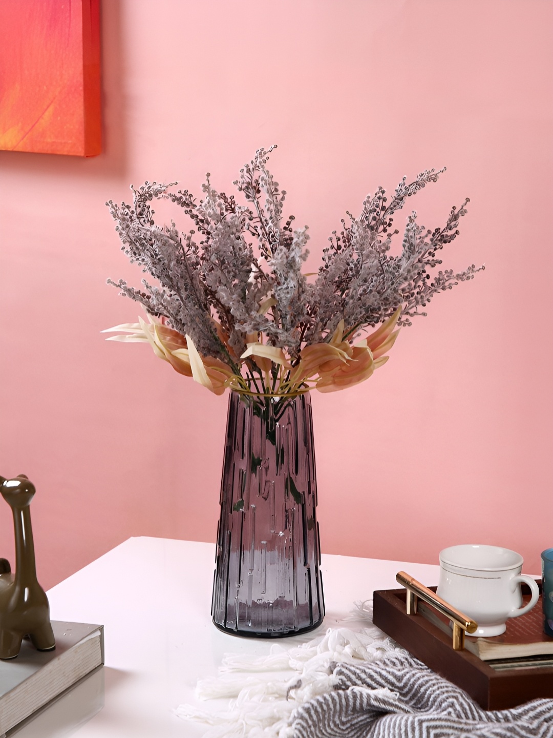 

Myntra Elegant Homes Purple And Green 2 Pieces Lavender Artificial Flowers