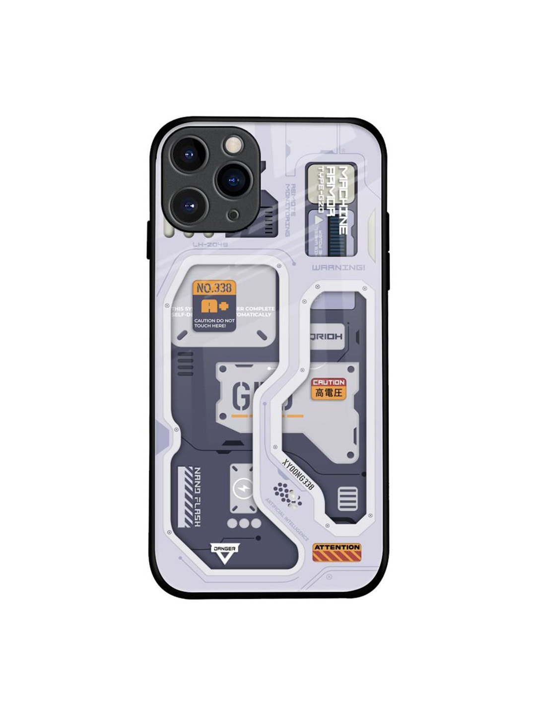 

QRIOH Typography Printed iPhone 11 Pro Back Case Mobile Accessories, White