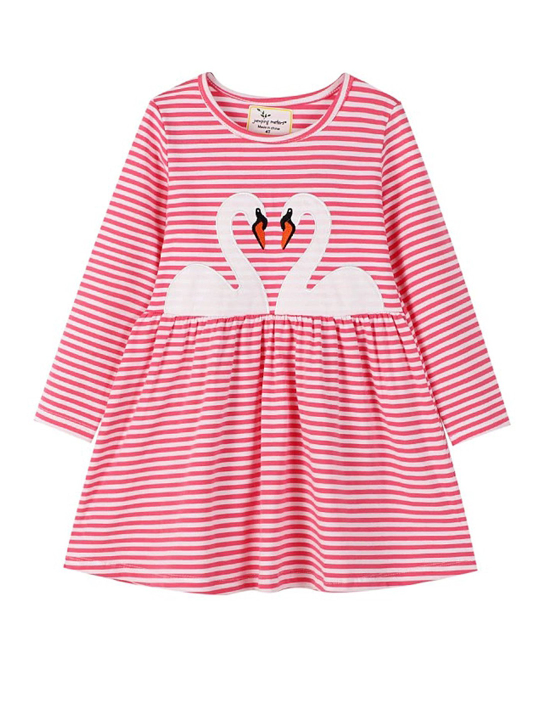 

LULU & SKY Girls Striped Nightdress, Pink