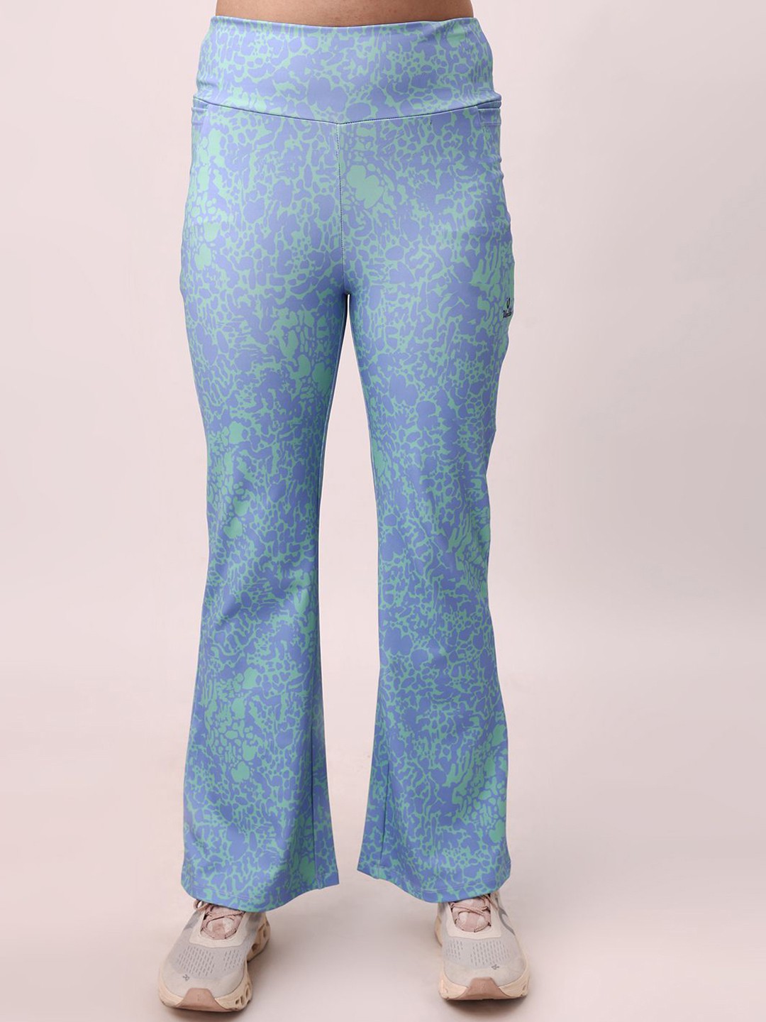 

UMILDO Women Printed Sweat Wicking Tights, Blue