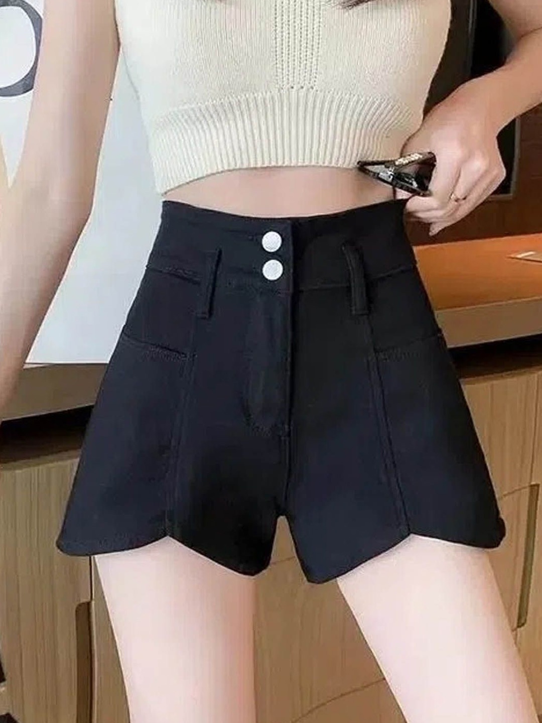 

StyleCast Women Shorts, Black