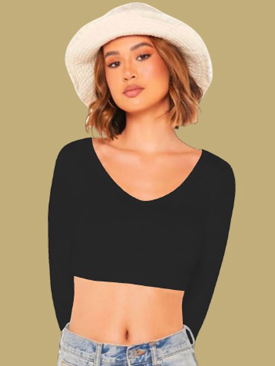 

Dream Beauty Fashion Crop Top, Black