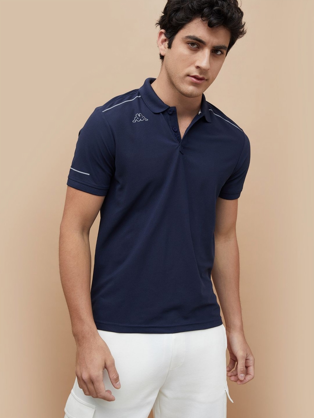 

Kappa Men Polo Collar Pockets T-shirt, Blue