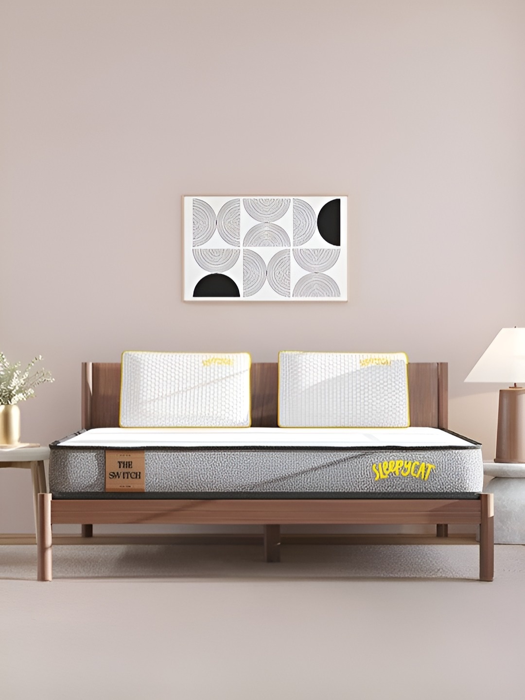 

SleepyCat Switch Dual Ortho 4 Inch Thickness Queen Size Mattress 72x60x4 Inches, Grey