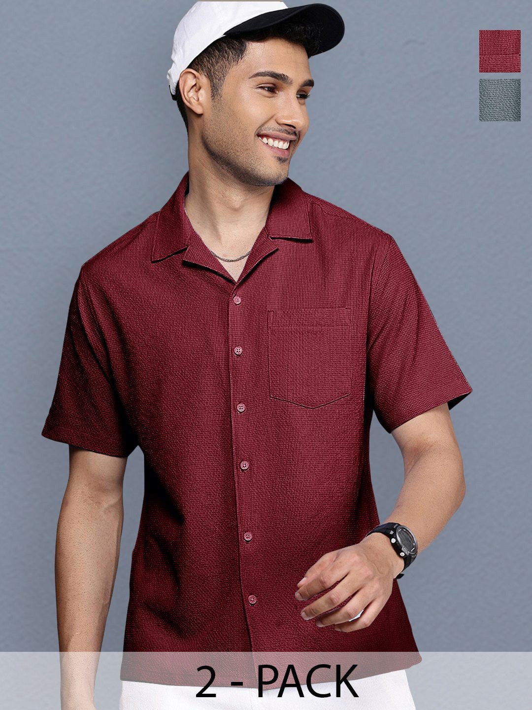 

Moda Rapido Men Standard Opaque Casual Shirt, Multi