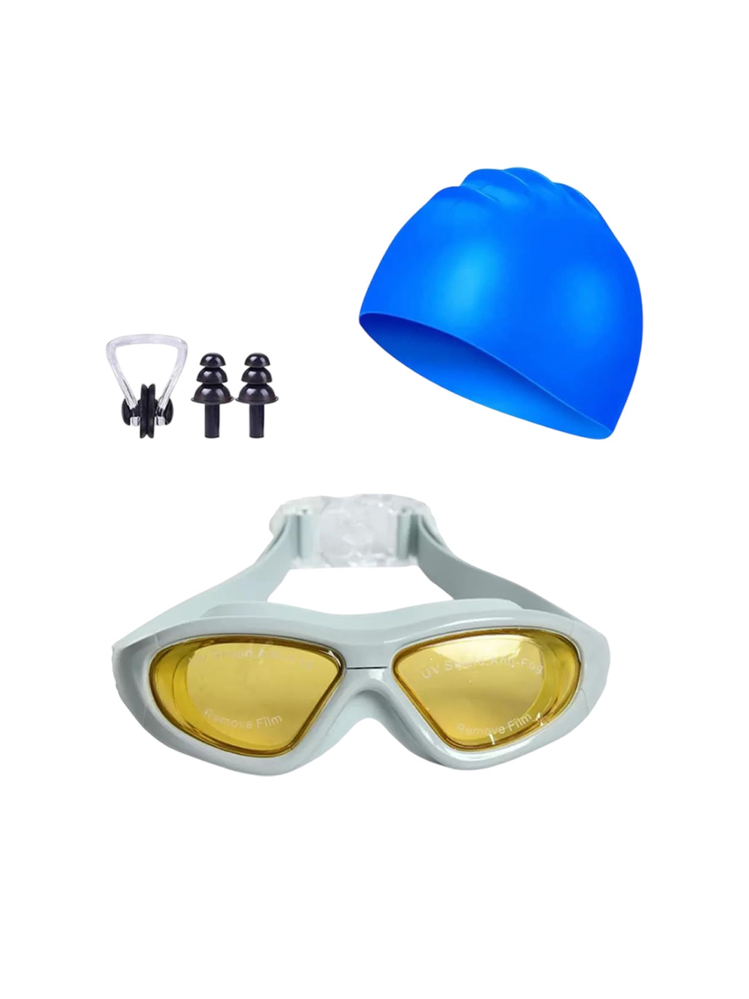

ARROWMAX Swimming Goggles Combo Kit, Yellow