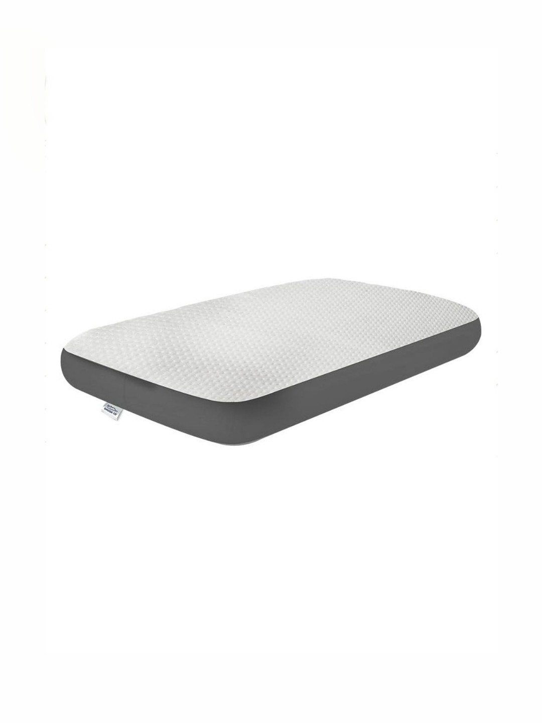 

GADDA CO White And Grey Cotton Pain Relief Cervical Flat Pillow