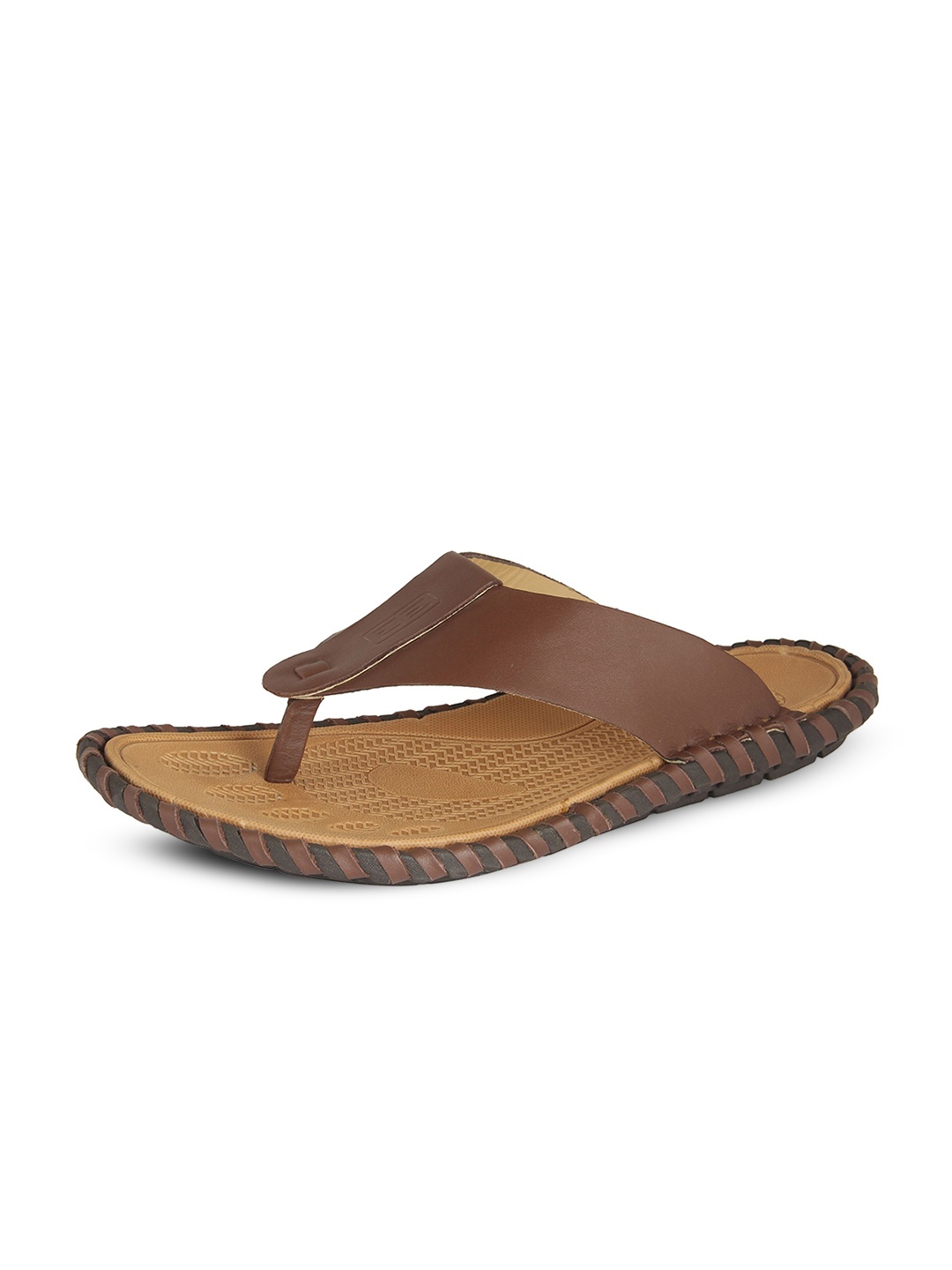 

Egle Men Rubber Thong Flip-Flops, Brown