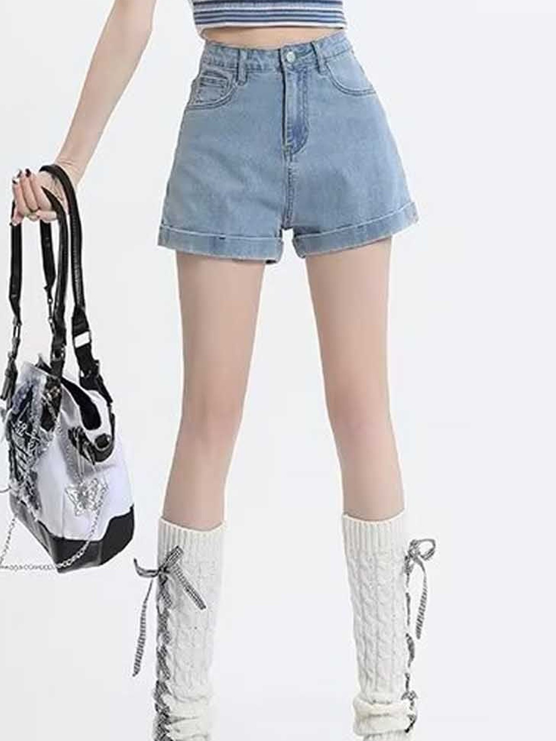 

StyleCast Women Denim Shorts, Blue