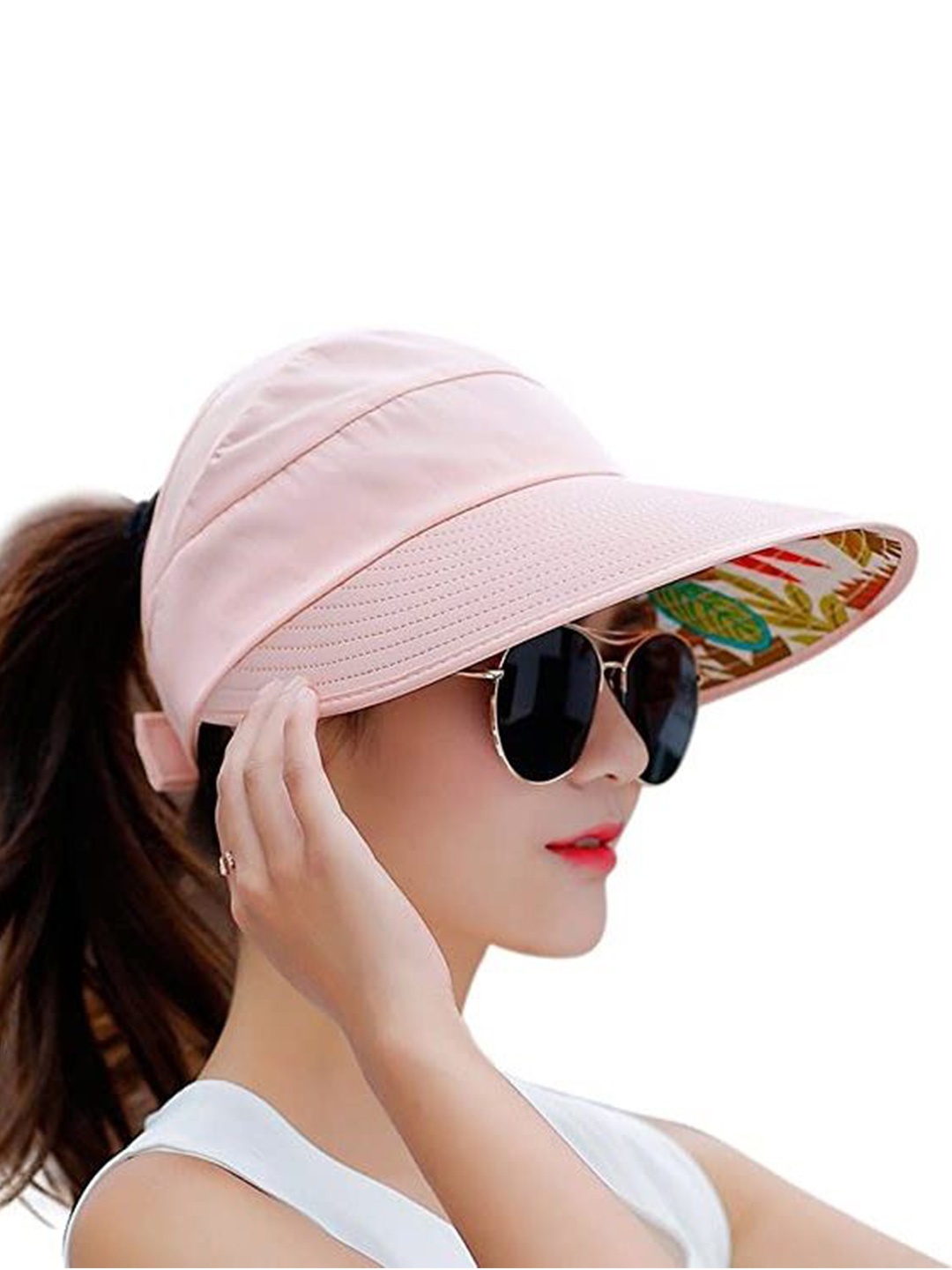 

Alexvyan Women Visor Cap, Pink