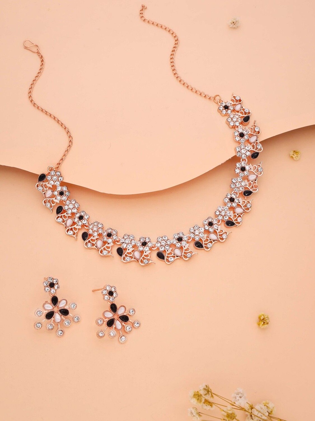 

Anouk Gold-Plated Stone-Studded Jewellery Set