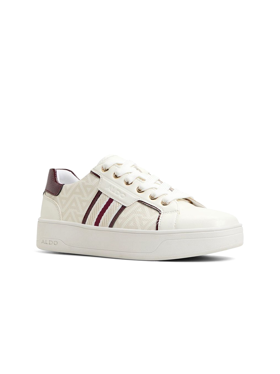 

ALDO Women Striped Sneakers, Red