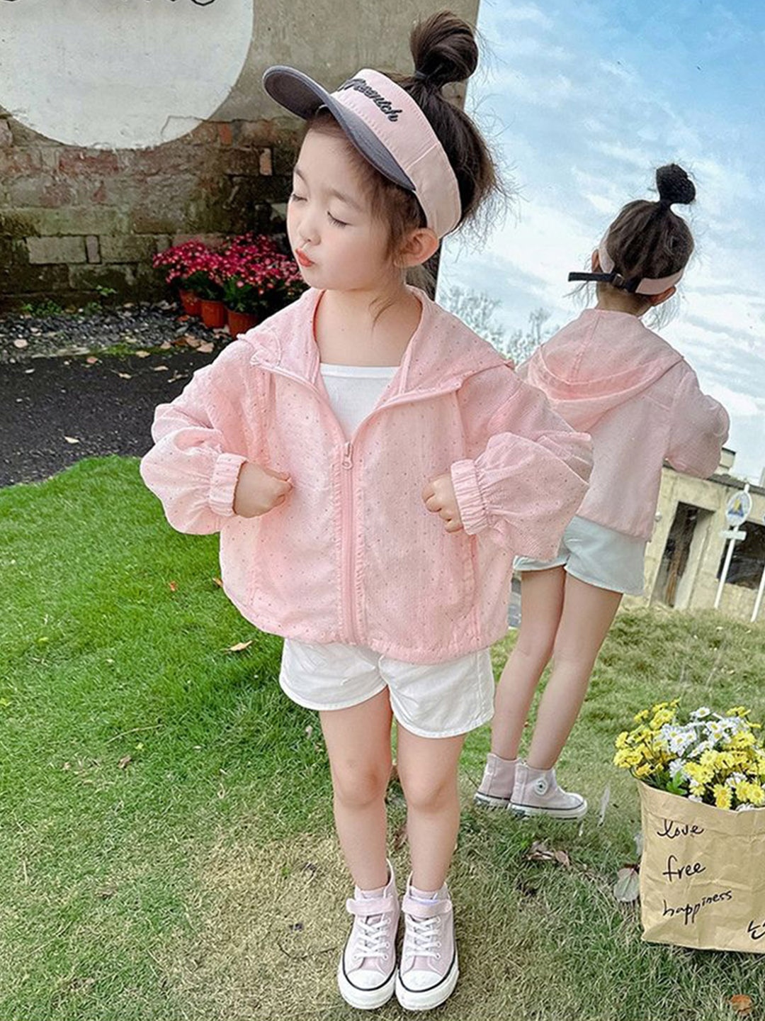 

LULU & SKY Girls without Crop Tailored Jacket, Pink