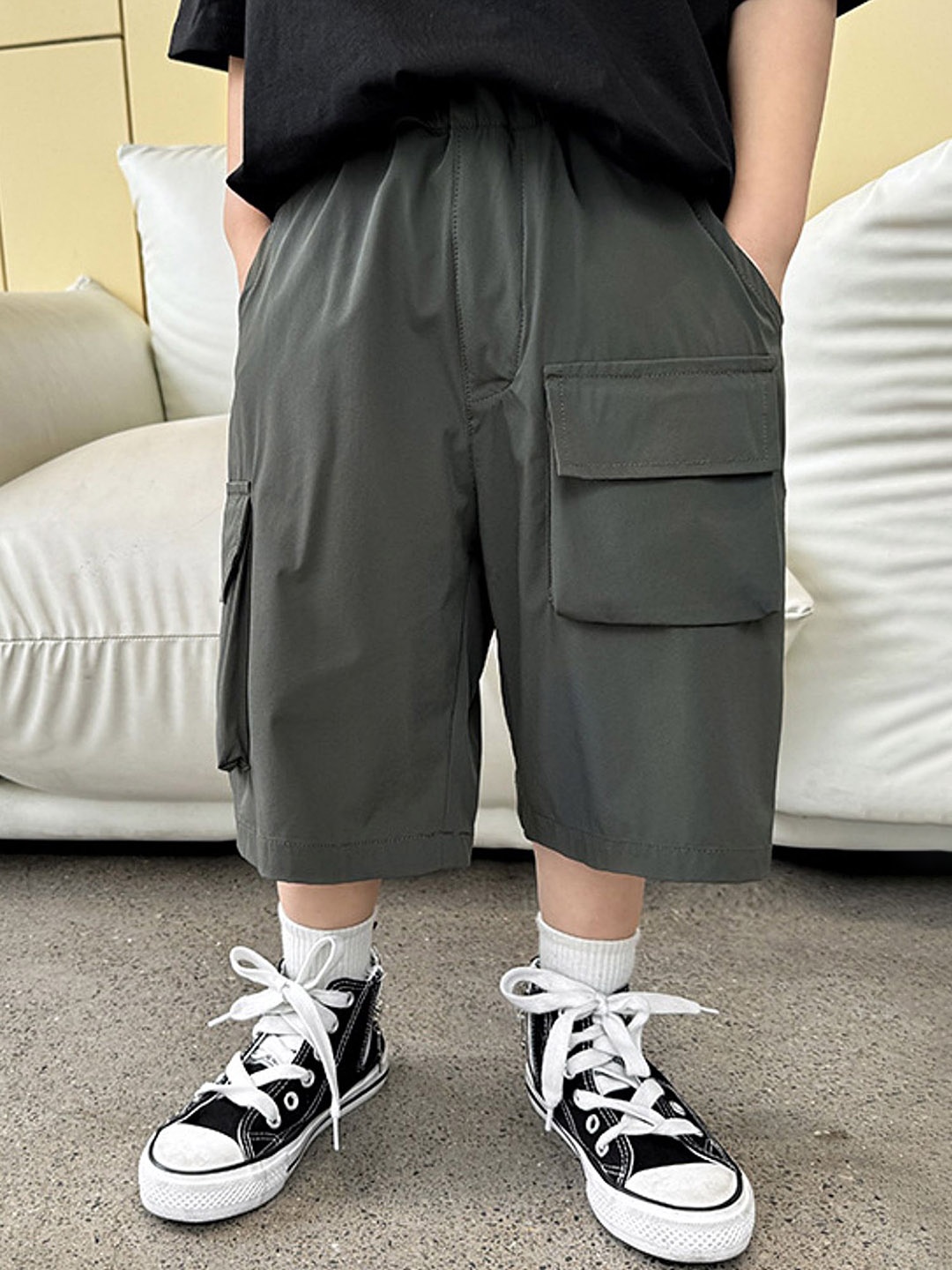 

LULU & SKY Boys Shorts, Green