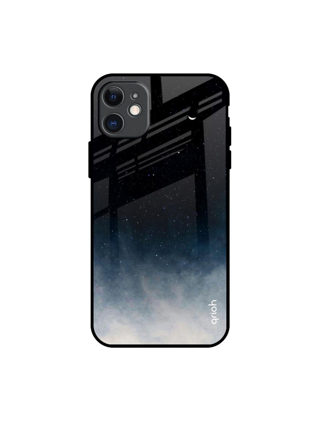 

QRIOH Black Aura Printed iPhone 11 Back Case