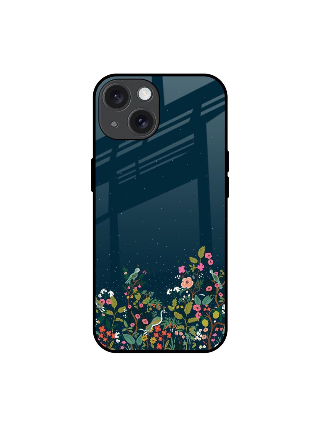 

QRIOH Small Garden Printed iPhone 15 Back Case, Green