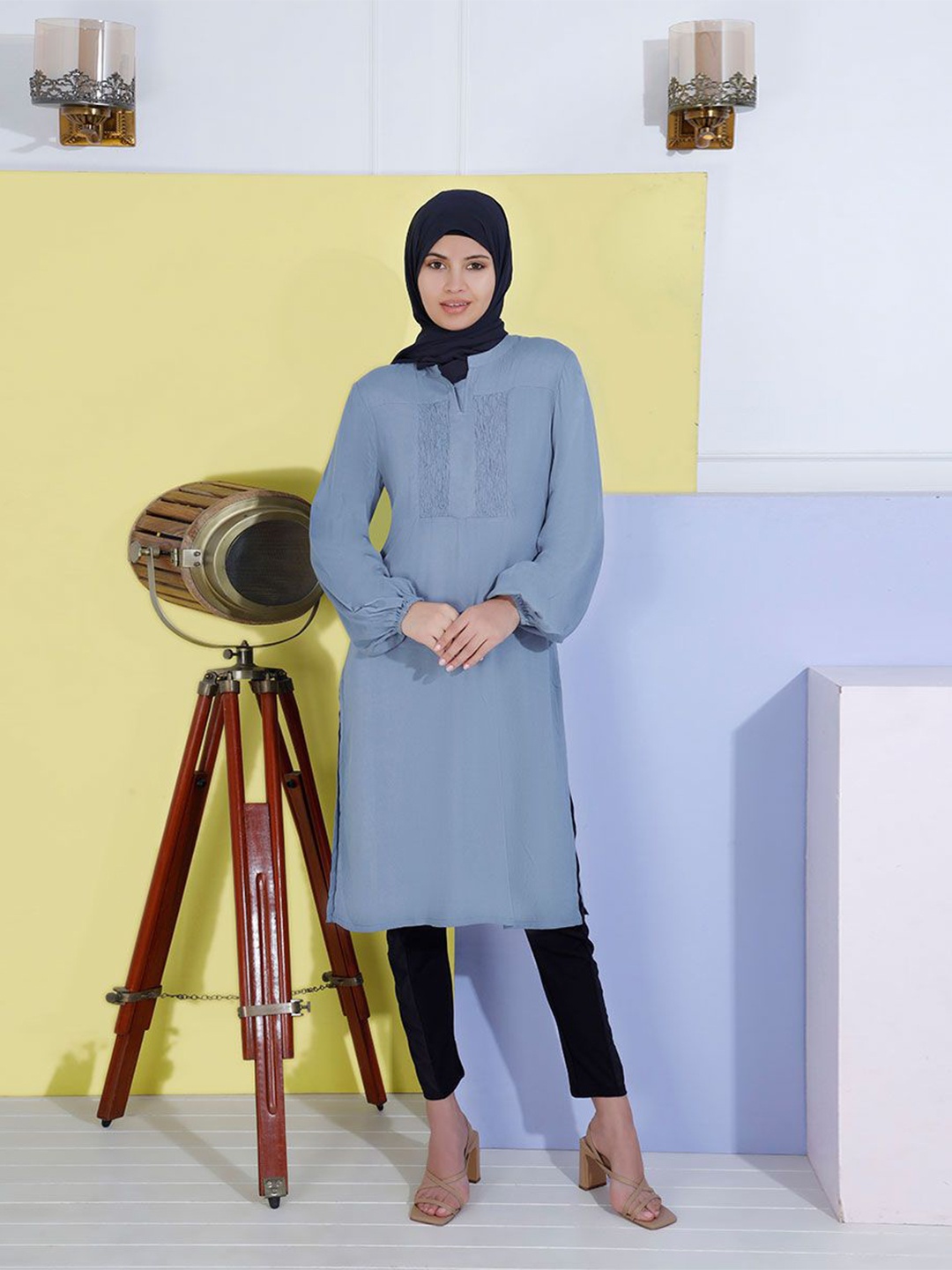 

IDH London Shirt Style Top, Blue