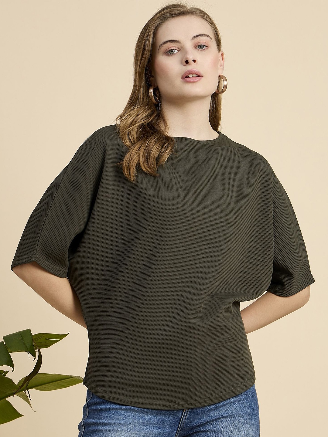 

Mast & Harbour Crop Top, Green