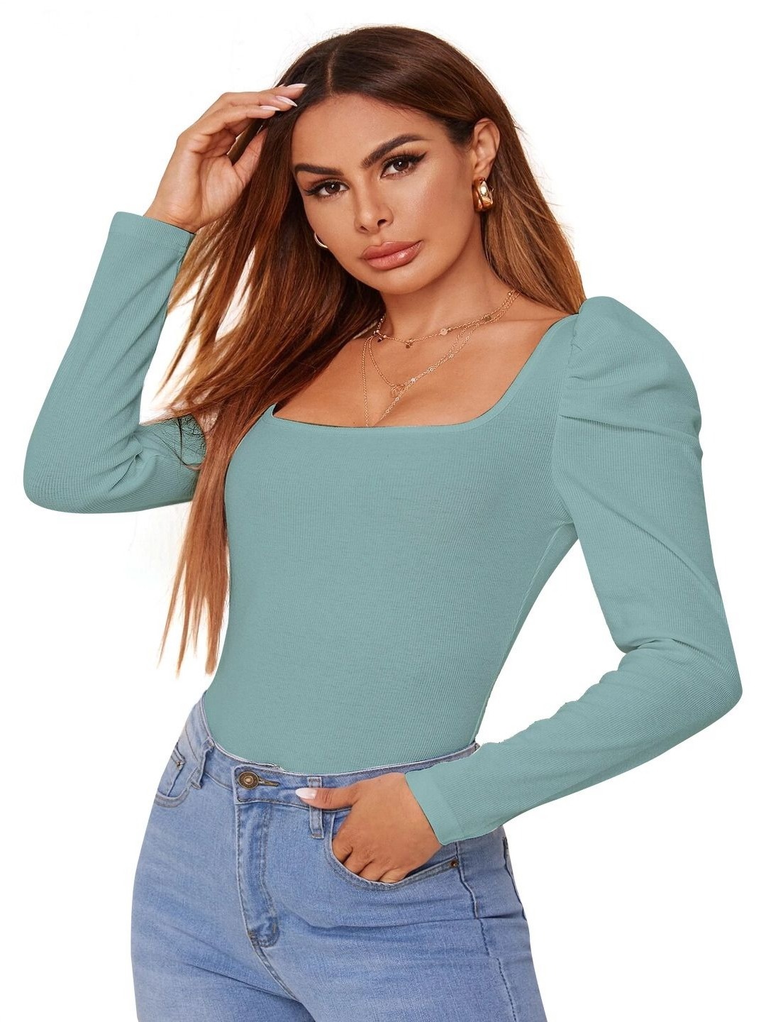 

CORSICA Women Pockets T-shirt, Sea green