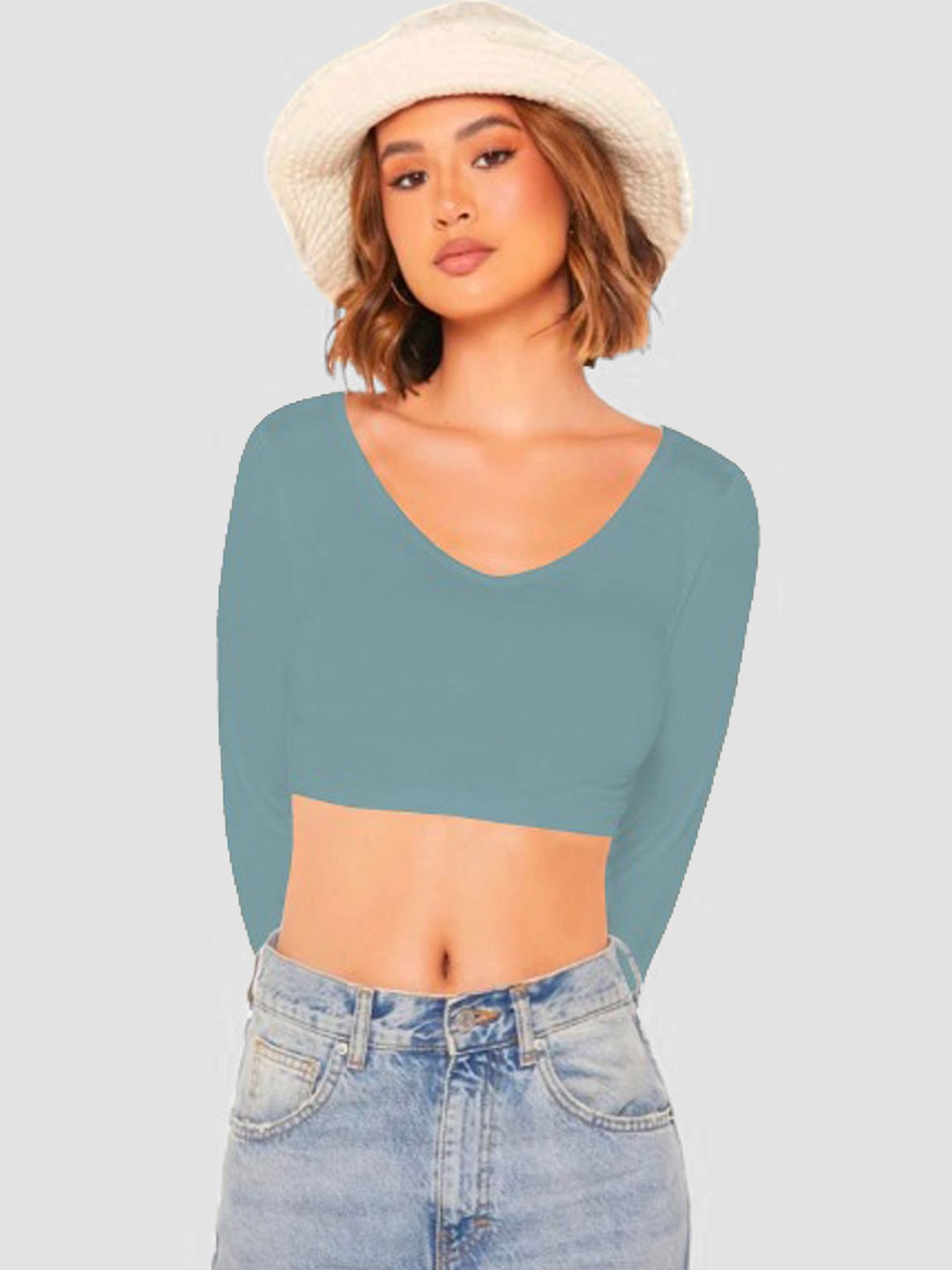 

Dream Beauty Fashion Crop Top, Teal