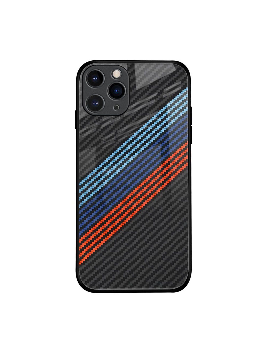 

QRIOH Abstract Printed iPhone 11 Pro Back Case Mobile Accessories, Black