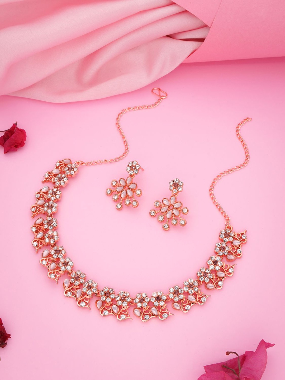 

Anouk Gold-Plated Artificial Stones Studded Jewellery Set