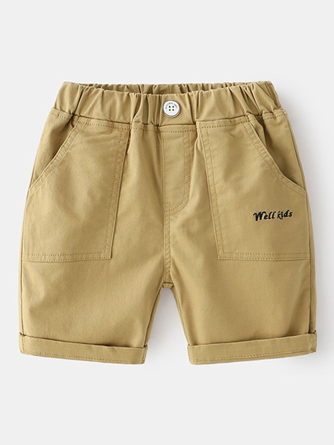 

LULU & SKY Boys High-Rise Shorts, Khaki