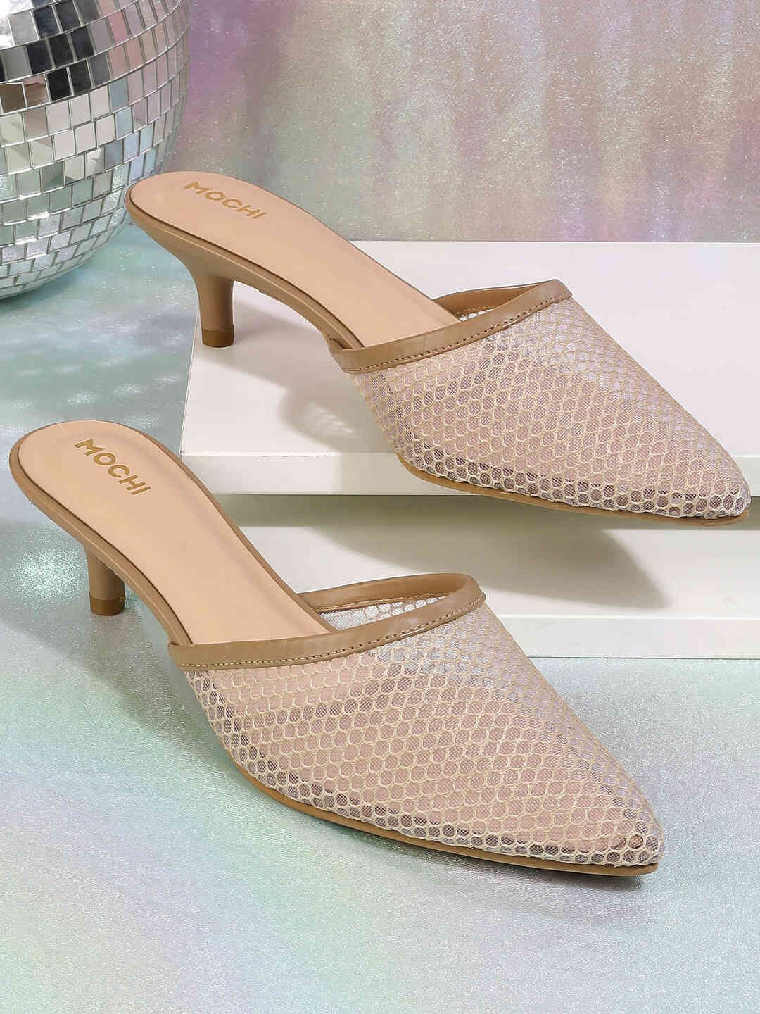 

Mochi Kitten Pumps, Beige