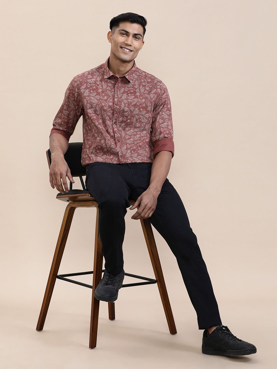 

Crocodile Men AOP Comfort Shirt, Rust