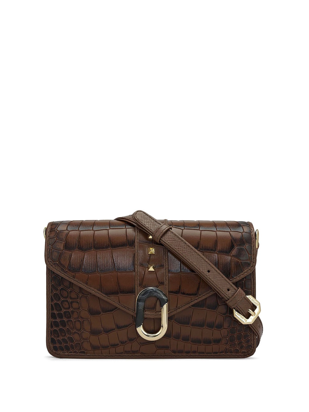 

Da Milano Textured Leather Shopper Shoulder Bag, Brown