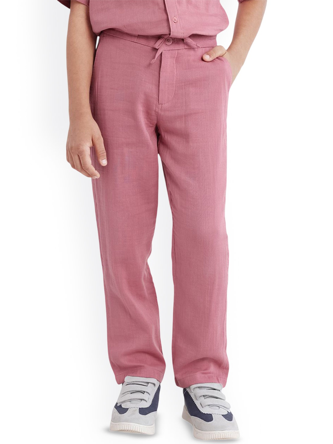 

RARE ONES Boys Chinos Trousers, Pink