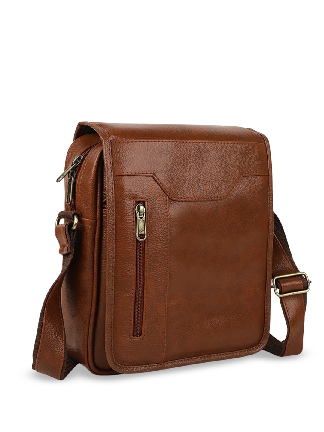

GOLD SKY Textured Shopper Sling Bag, Tan