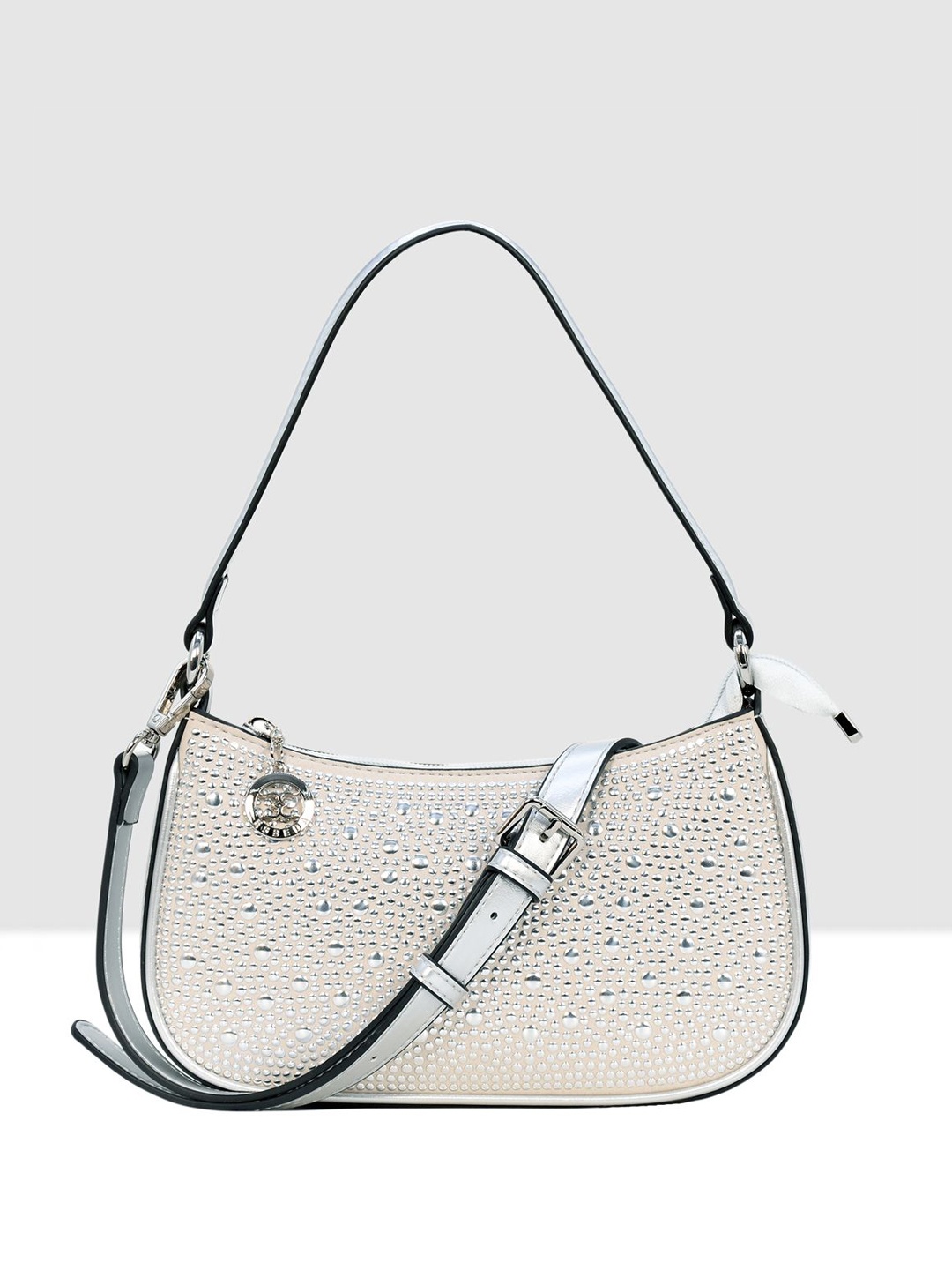 

ESBEDA PU Swagger Sling Bag, Silver