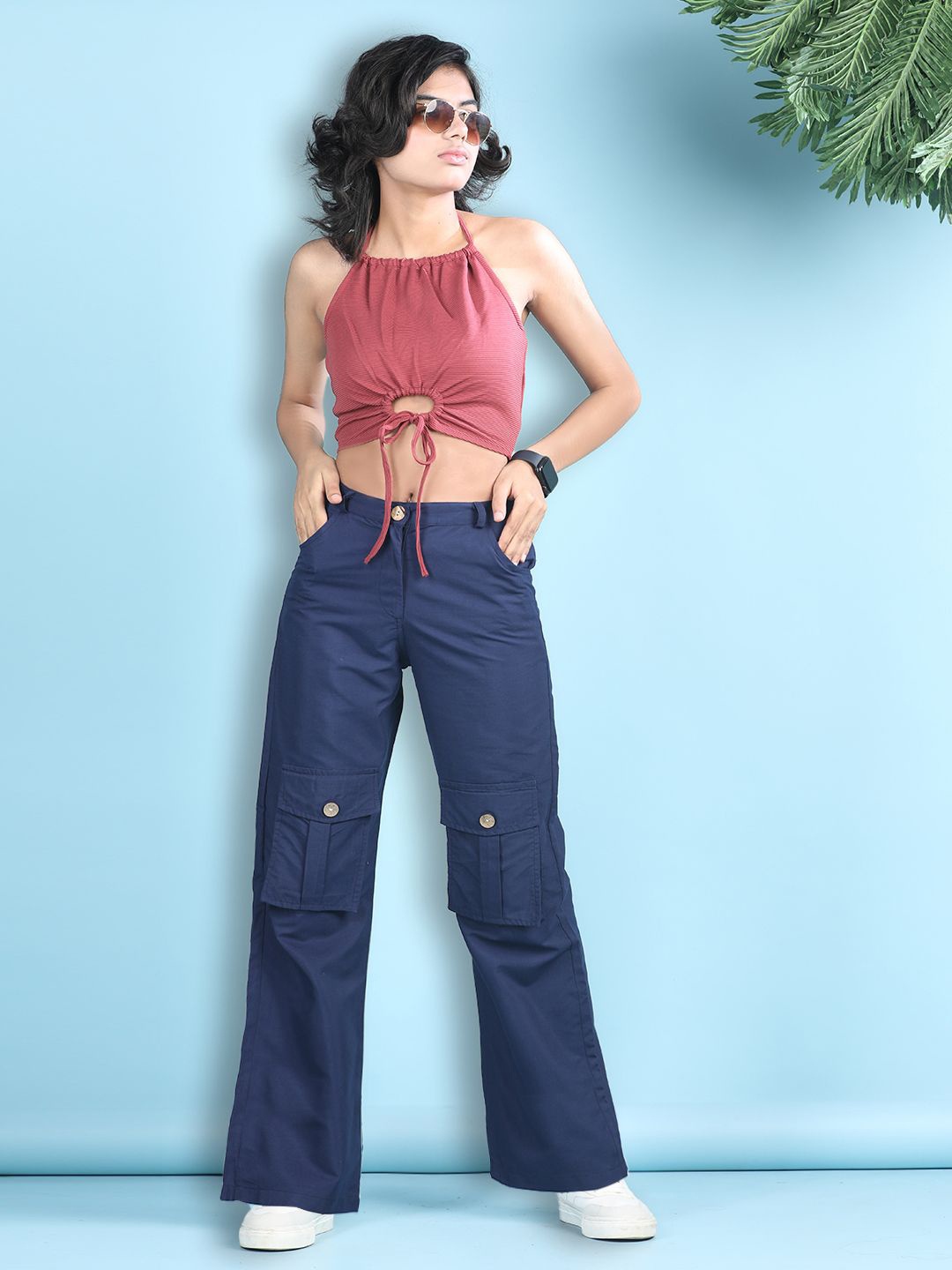 

Cutiekins Girls Top With Trousers, Rust