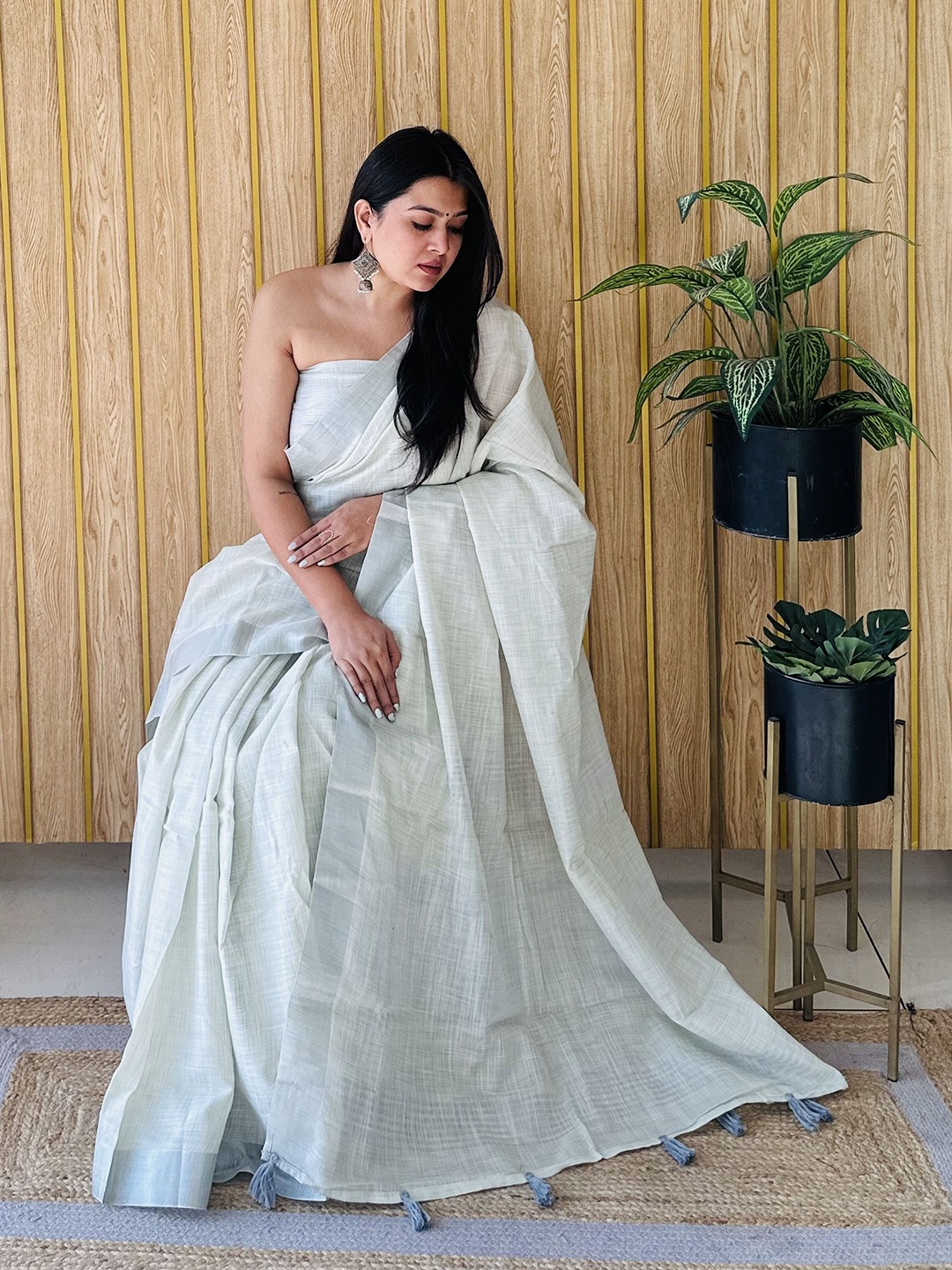 

Moda Rapido Woven Design Zari Saree, Turquoise blue
