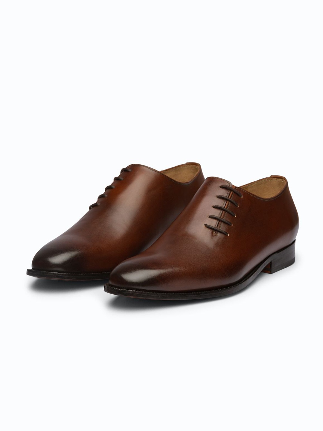 

3DM Lifestyle Men Leather Formal Oxfords, Brown