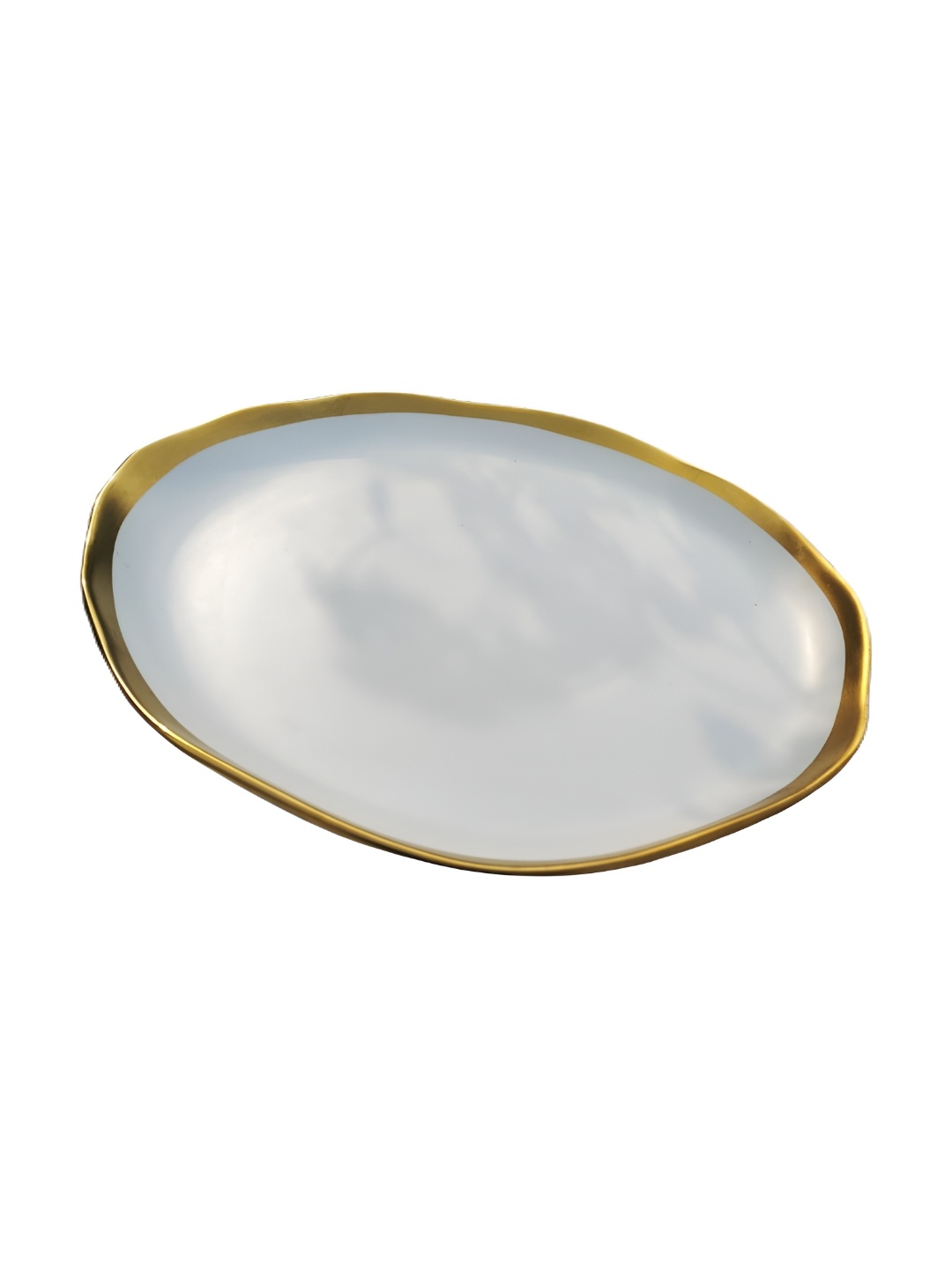 

Shreedah White 2025 1 Pieces Ceramic Dishwasher Safe Plates