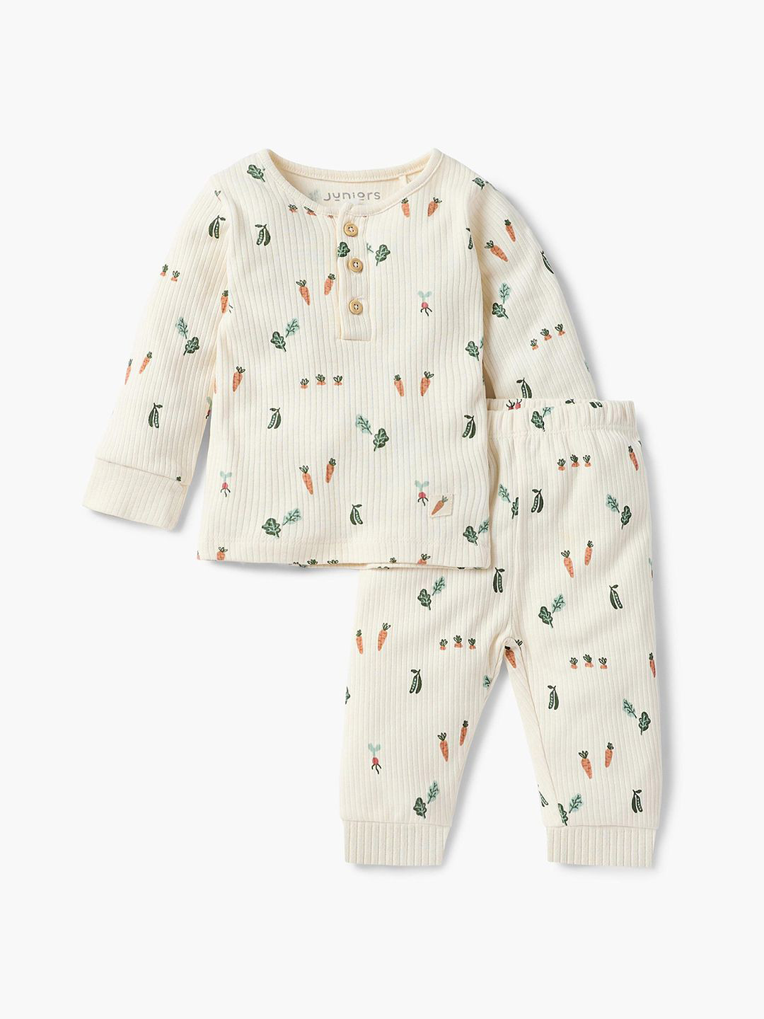 

Juniors by Babyshop Boys Printed Night suit, Beige