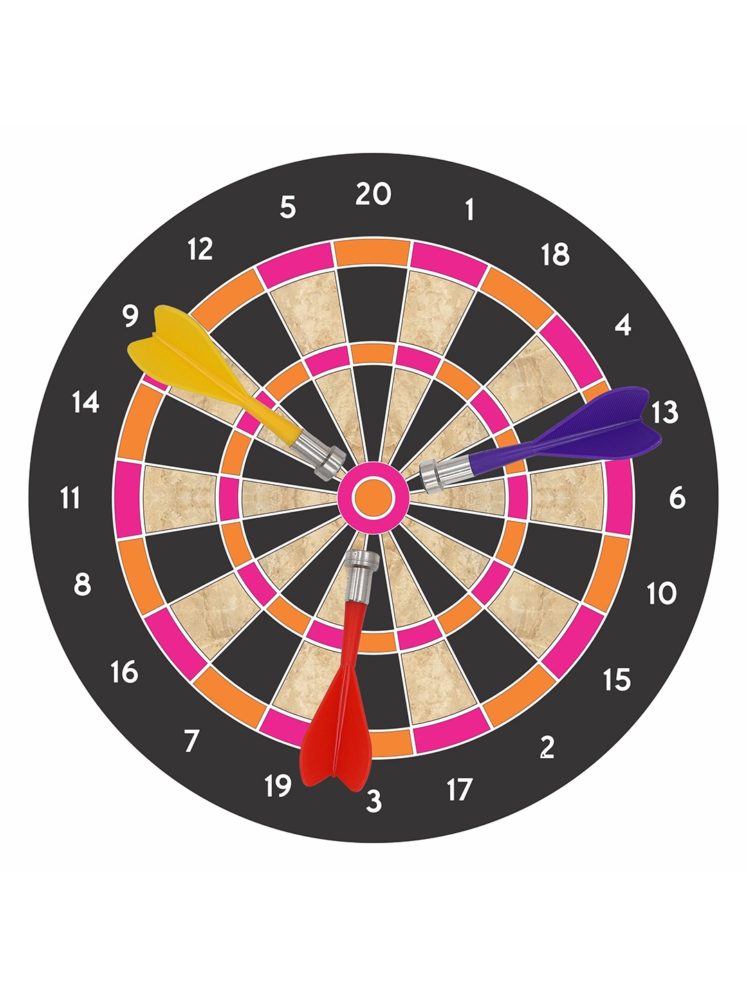

Aditi Toys Magnetic Dart Toys and Games with 3 Magnetic Darts, Pink