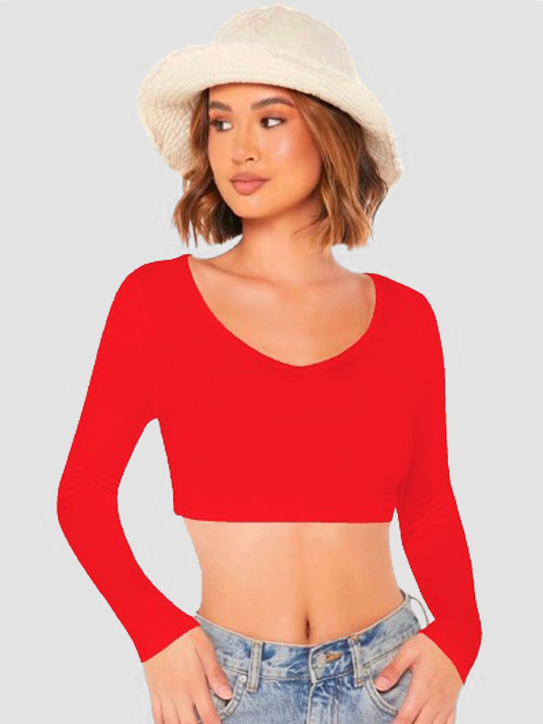 

Dream Beauty Fashion Crop Top, Red