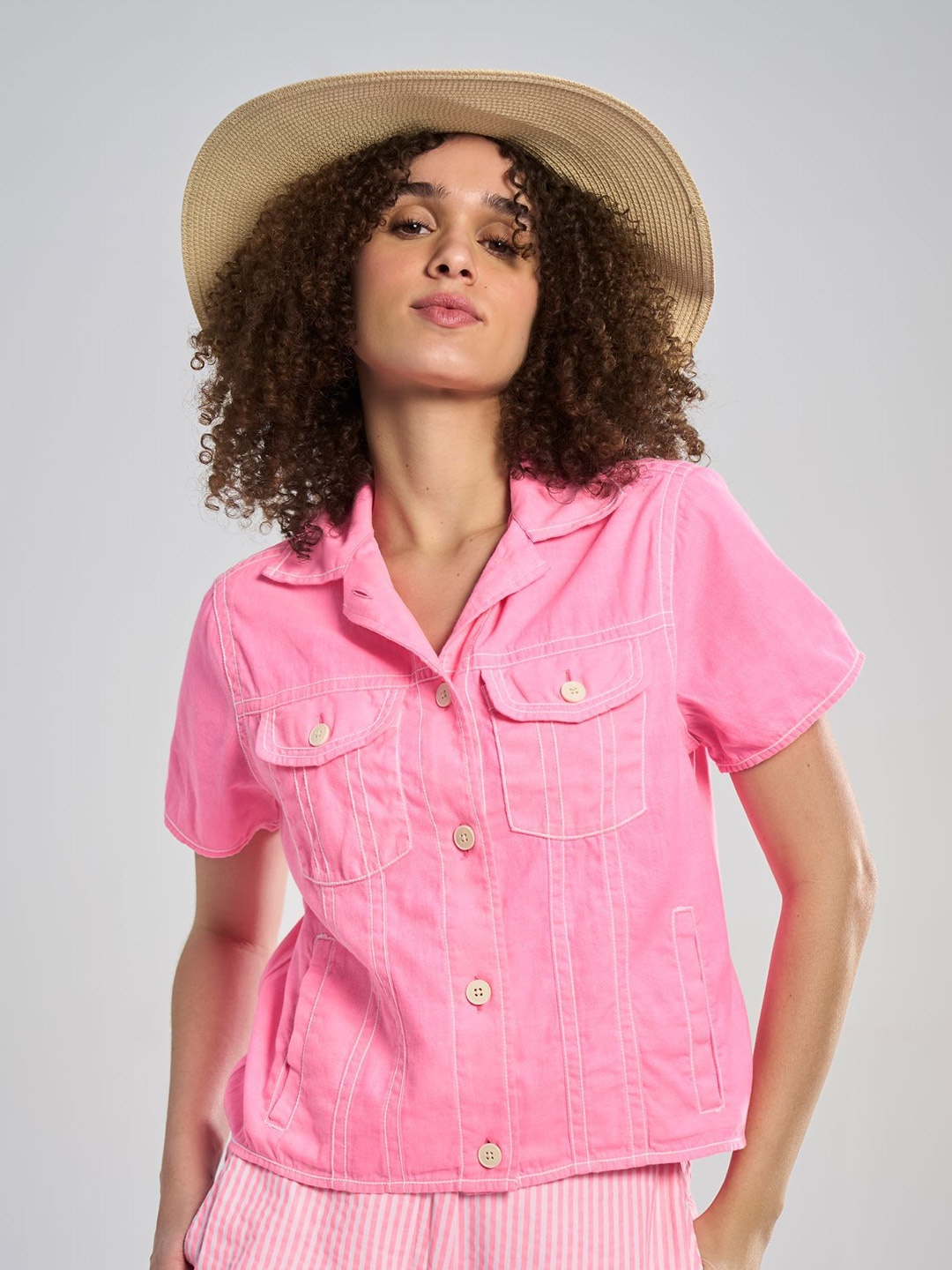 

Terra Luna Women Slim Fit Opaque Casual Shirt, Multi
