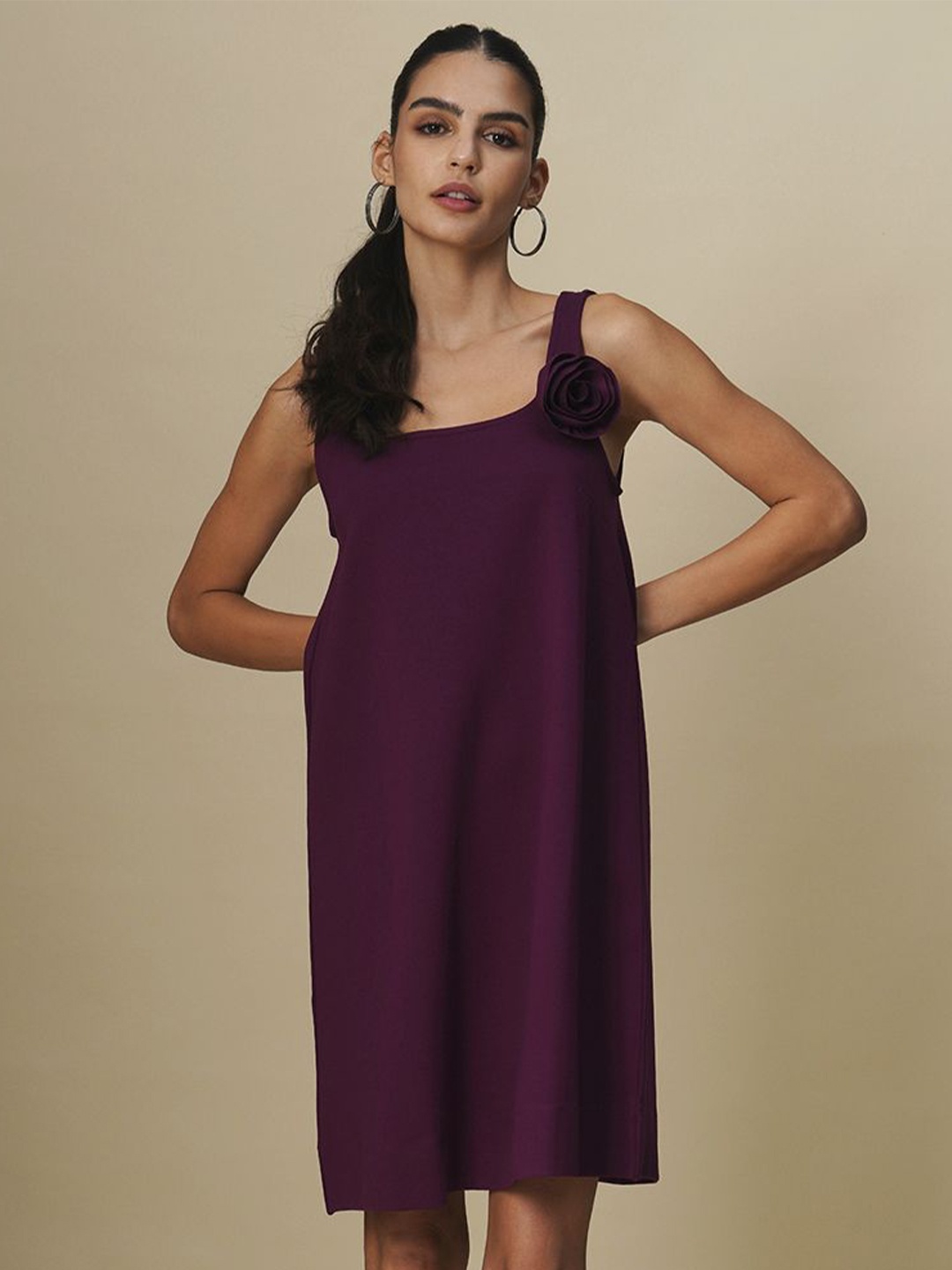 

Chemistry Women A-Line Dress, Purple