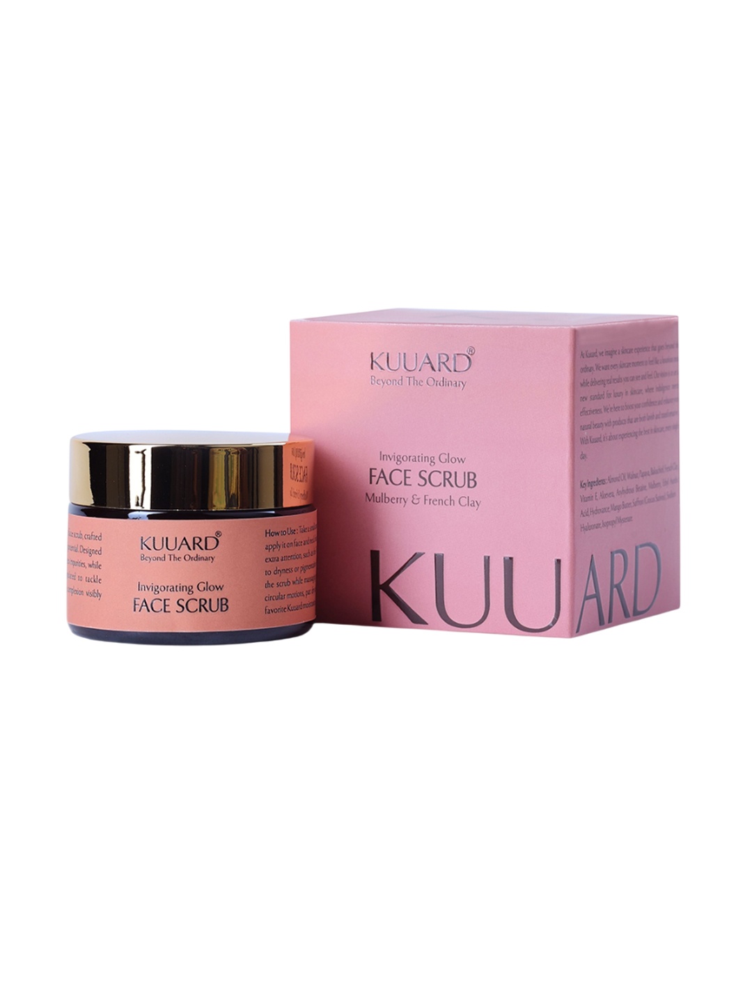 

Kuuard - beyond the ordinary Invigorating Glow Face Scrub For Blackheads - 50 g, Brown