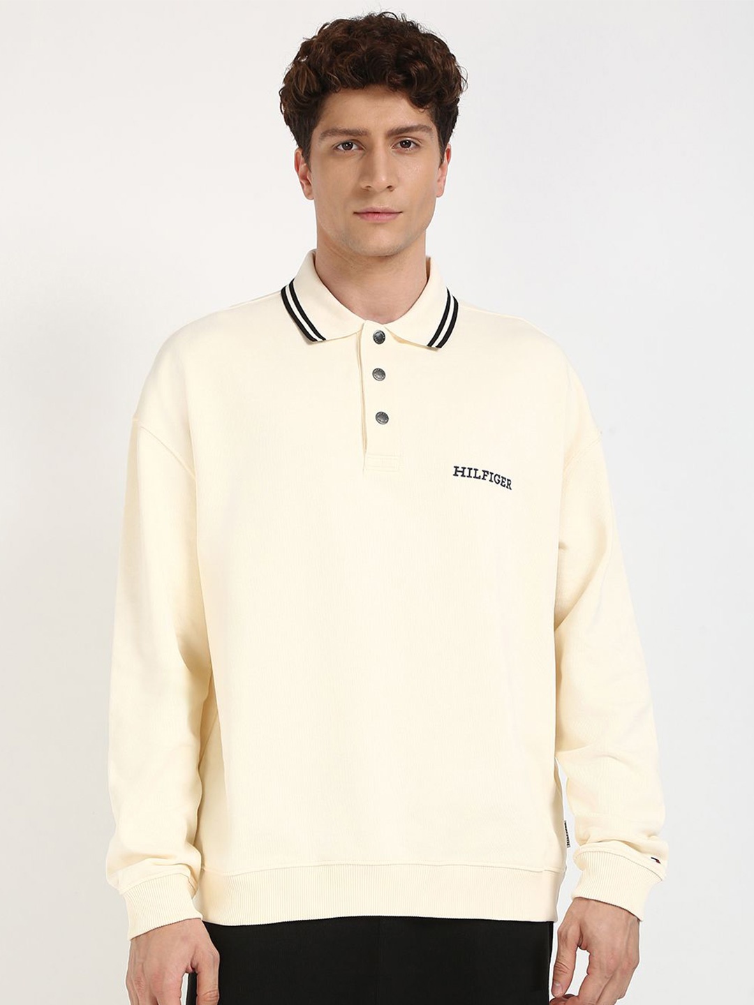 

Tommy Hilfiger Men Pullover Sweatshirt, Beige