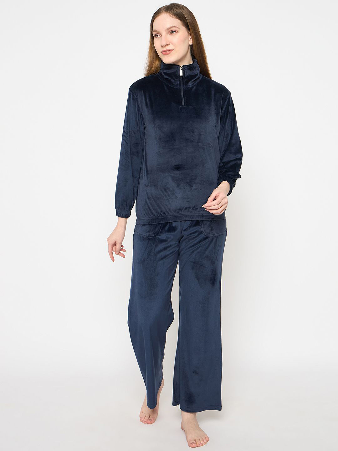 

Camey Women Night suit, Navy blue